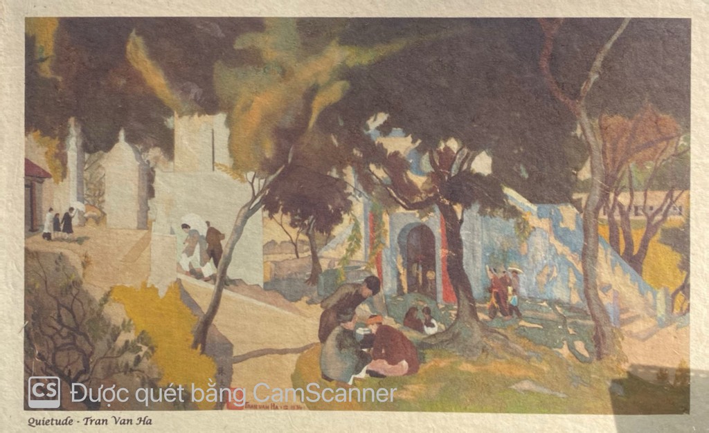 Poster on Dó lụa paper - Quietude