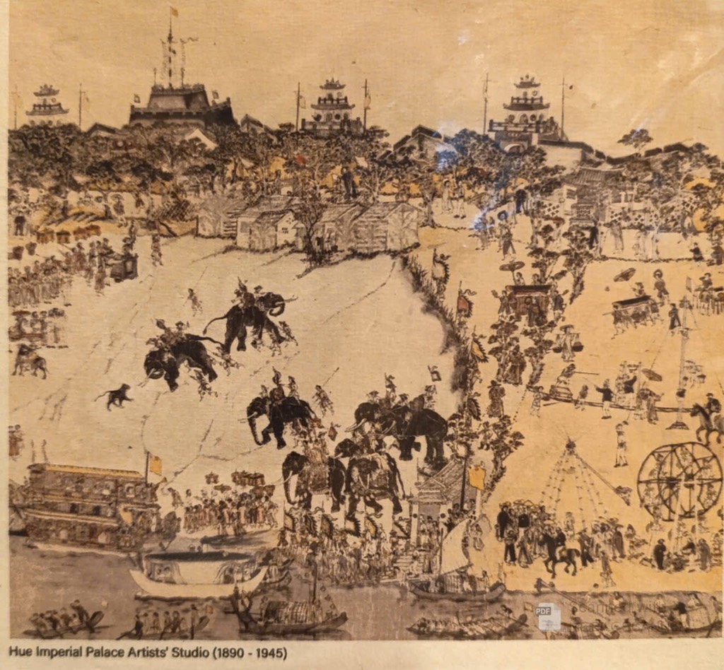 Poster on Dó lụa paper - Hue Imperial Palace Artists Studio (1890-1945)