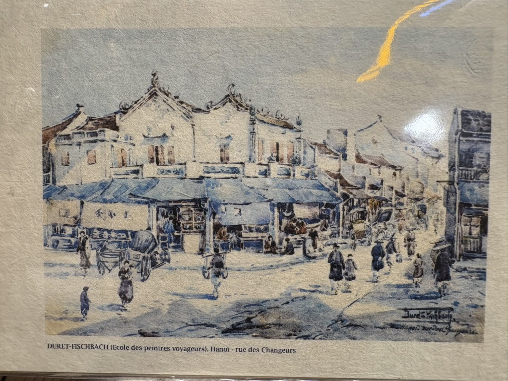 Poster on Dó lụa paper - Phố Hàng Bạc, Hà Nội