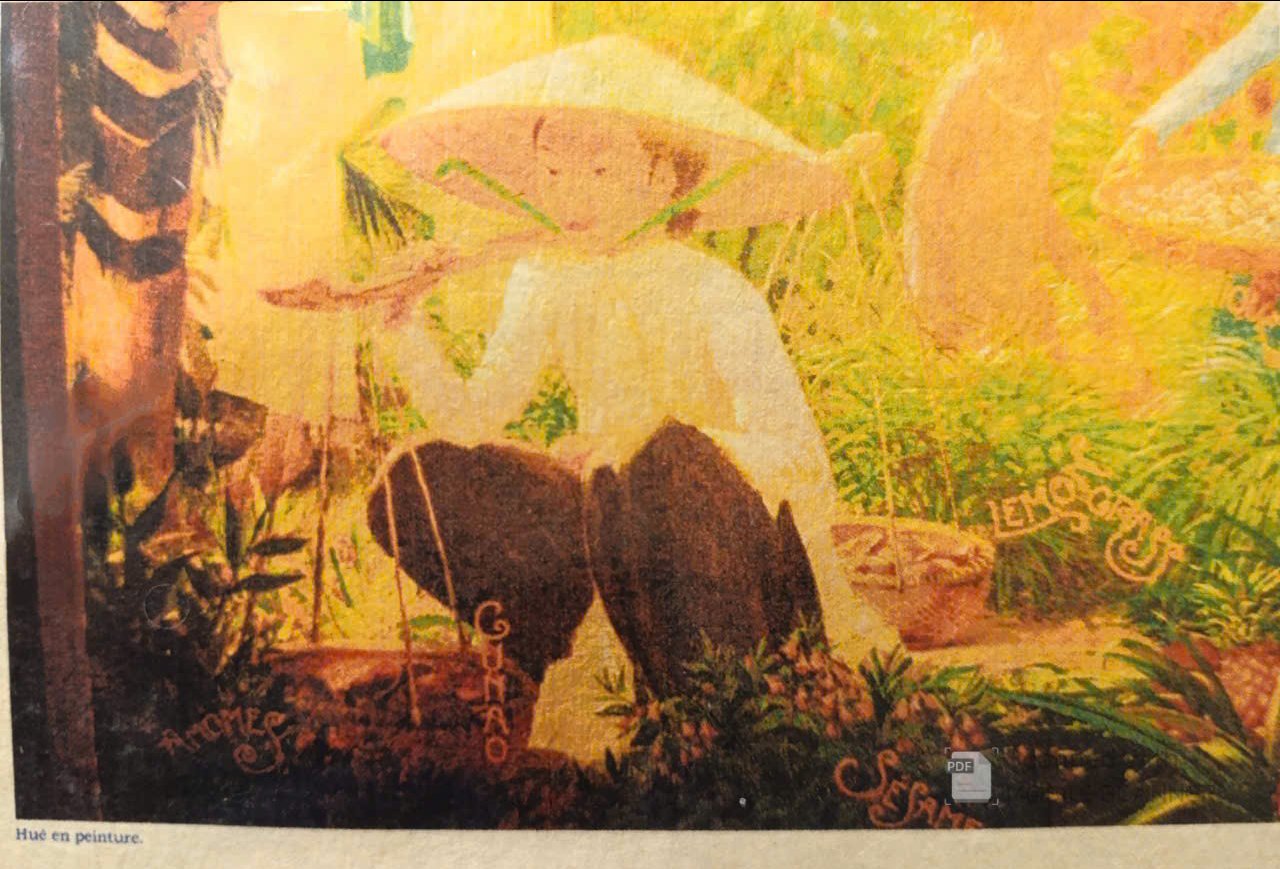 Poster on Dó lụa paper - Sắc màu Huế