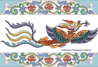 Postcard on Dó paper - Phượng Hàm Hoa