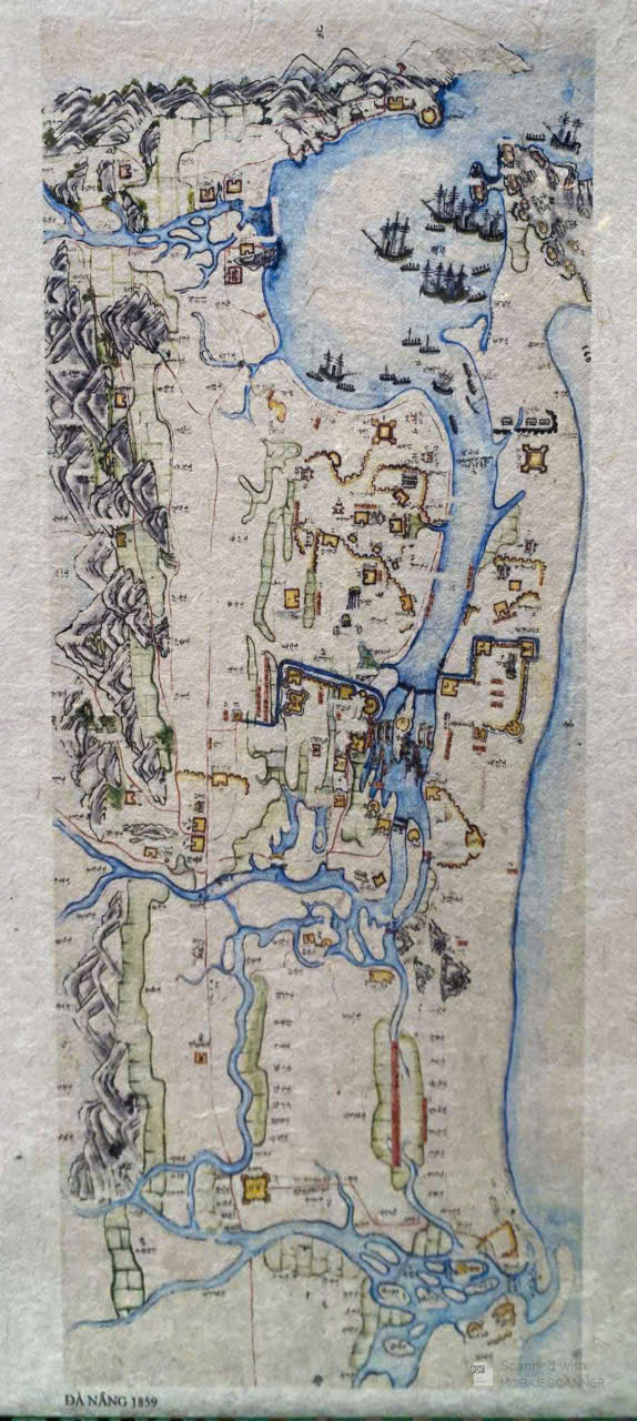 Poster on Dó lụa paper - Đà Nẵng 1859