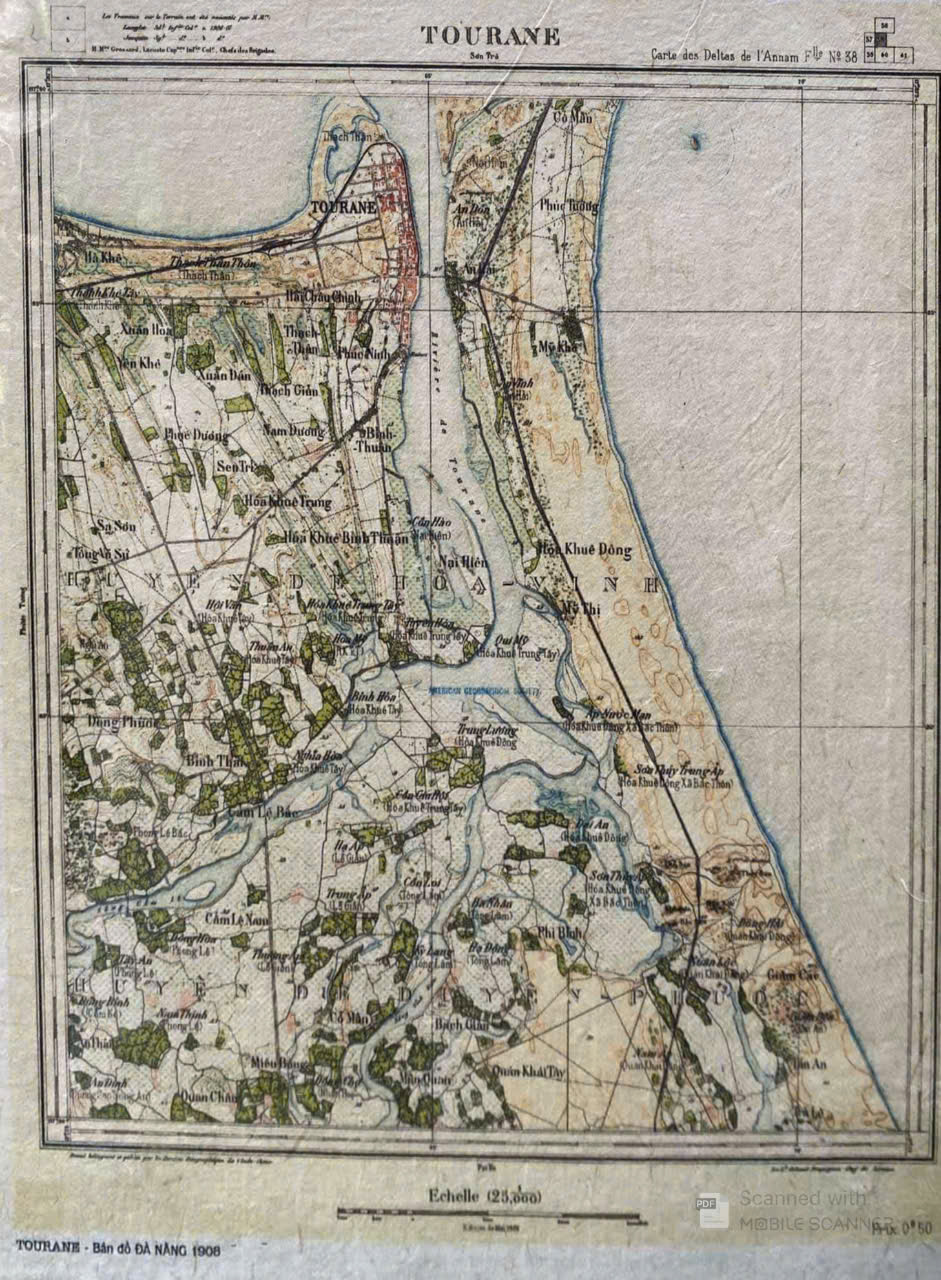 Poster on Dó lụa paper - Touran 1908