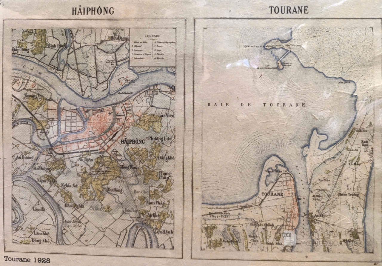 Poster on Dó lụa paper - Touran 1928