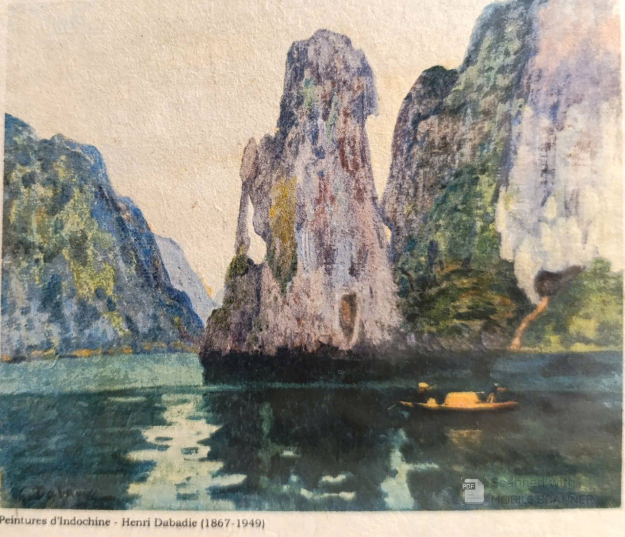 Poster on Dó lụa paper - Tranh vẽ từ Đông Dương