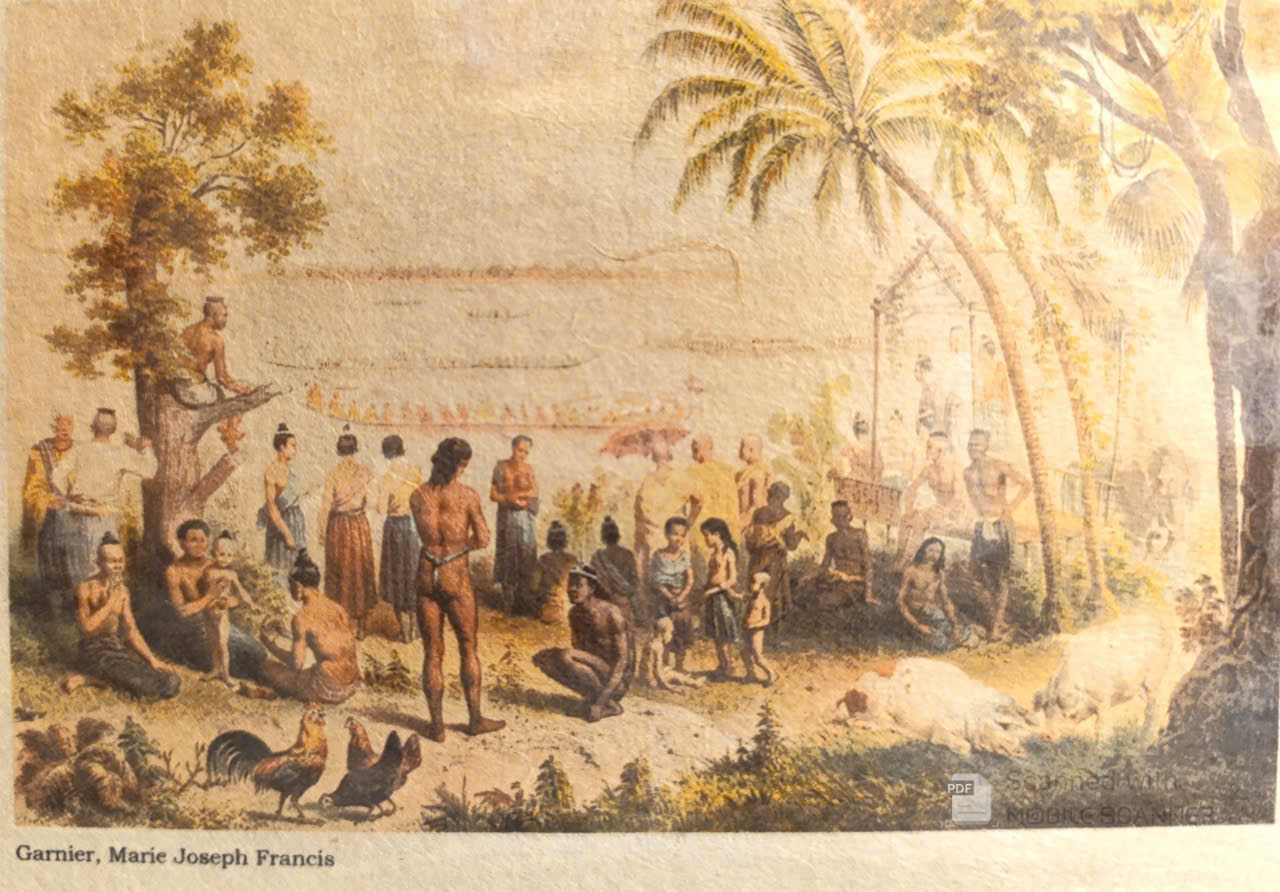 Poster on Dó lụa paper - Hội bên sông Mekong