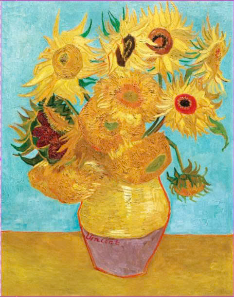 Sổ đóng gáy - Bìa minh hoạ tran Van gogh