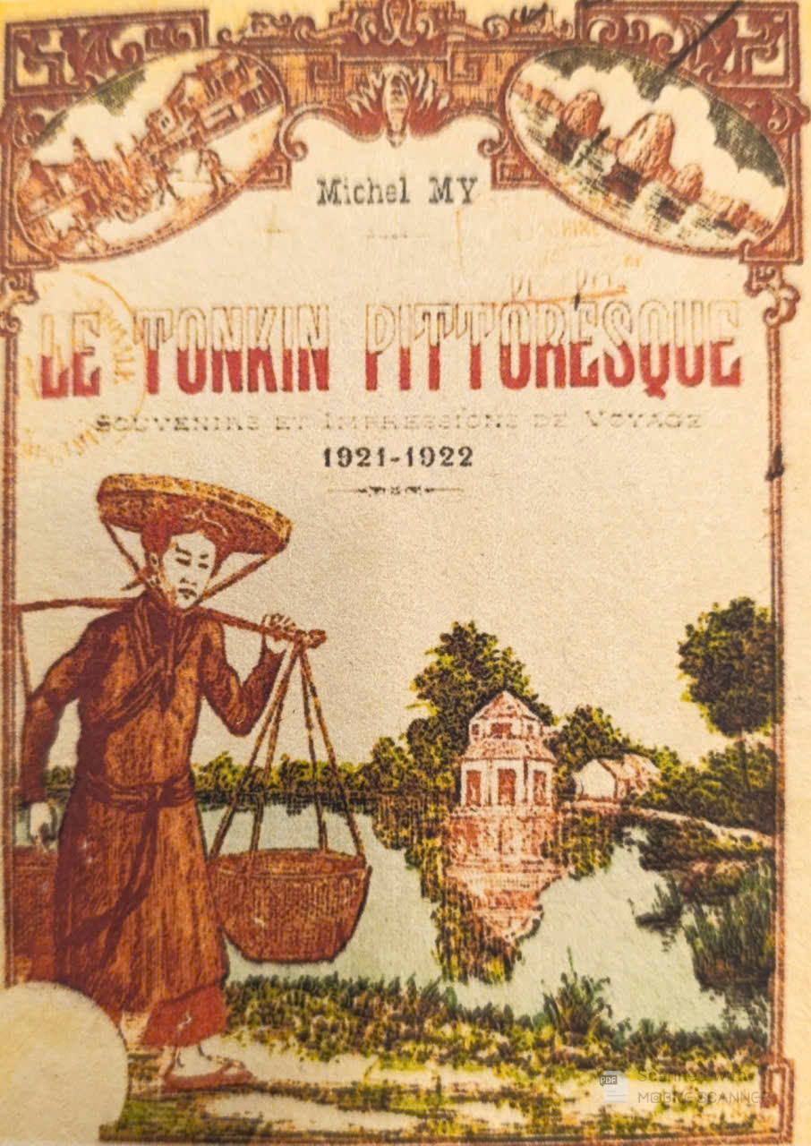 Postcard on Dó paper - Le Tonkin Pittoresque