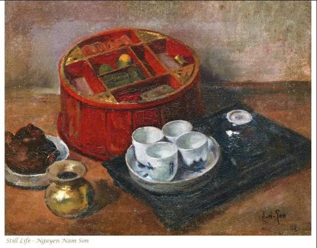 Postcard on Dó paper - Tĩnh vật